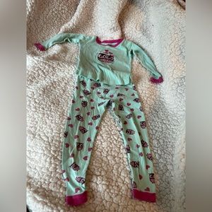 Cute owl pajamas size 4